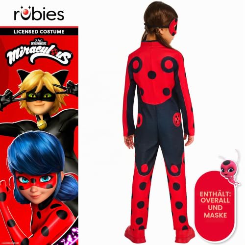 rubie-s-deluxe-miraculous-ladybug-kost-m-kinder-9-10-j-rot image 8