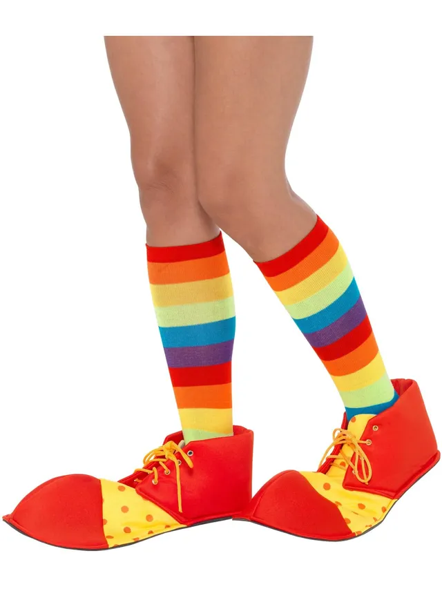 smiffys-fever-clown-schuh-berz-ge-rot-gelb-gepunktet image 1