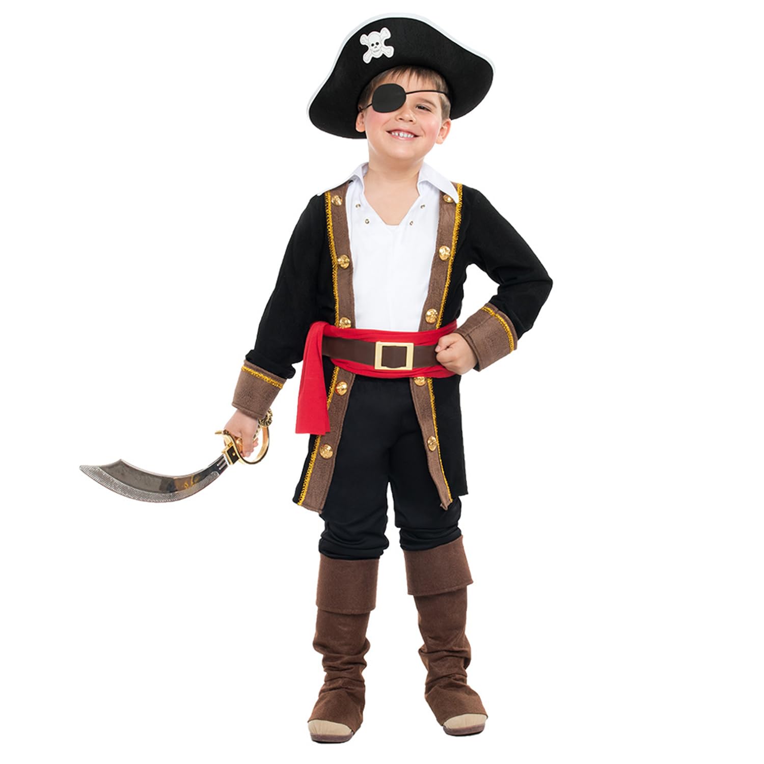 boland-costumes-pirat-kost-m-kinder-7-9-jahre-6-teilig image 1