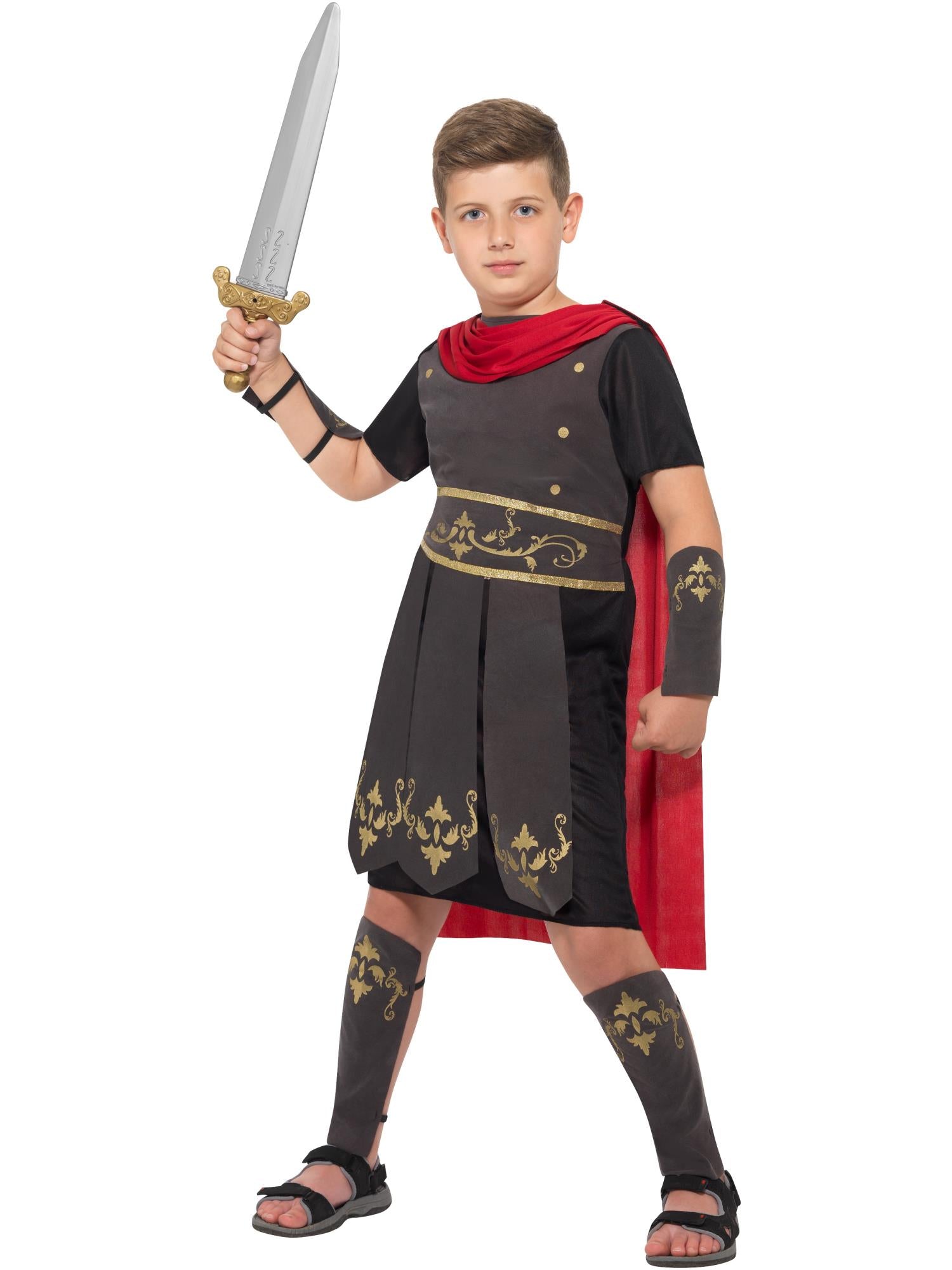 smiffys-fever-r-mer-soldat-kost-m-jungen-schwarz-gr-m image 4
