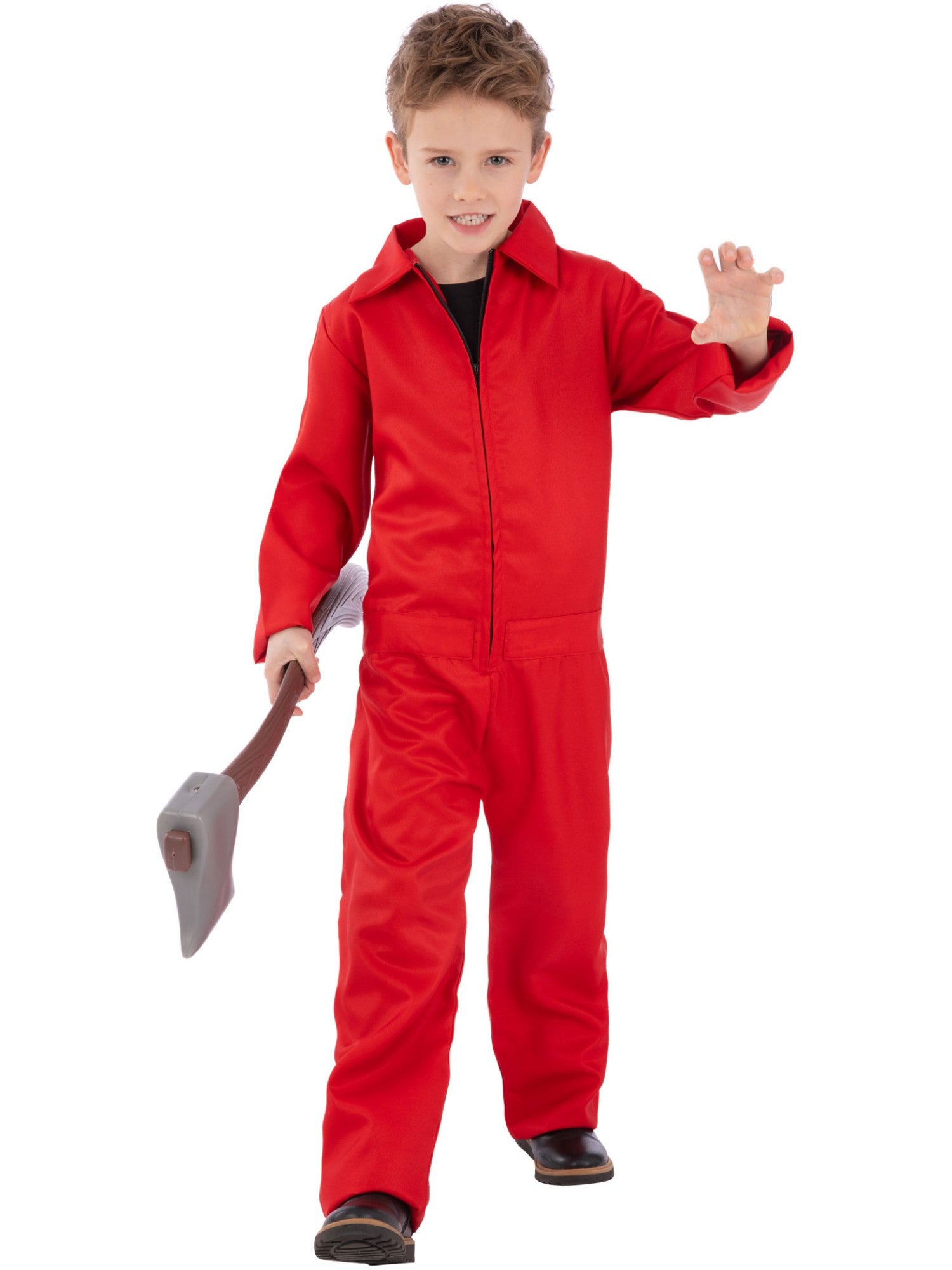 smiffys-fever-boiler-suit-kinder-overall-rot-4-14-jahre image 4
