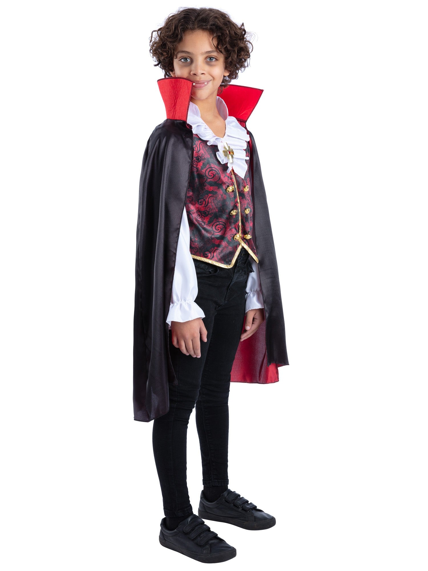 smiffys-fever-vampir-kost-m-kinder-large-10-12-mit-cape image 3