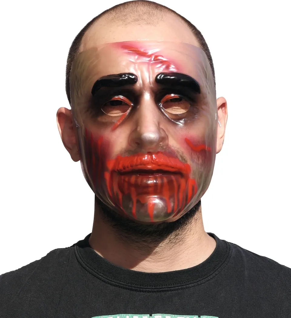 rubies-masques-transparent-herren-maske-blutig-transparent image 1