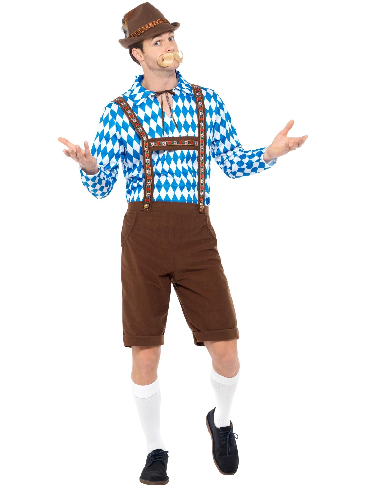smiffys-fever-bavarian-beer-man-lederhosen-kost-m-herren-l image 4