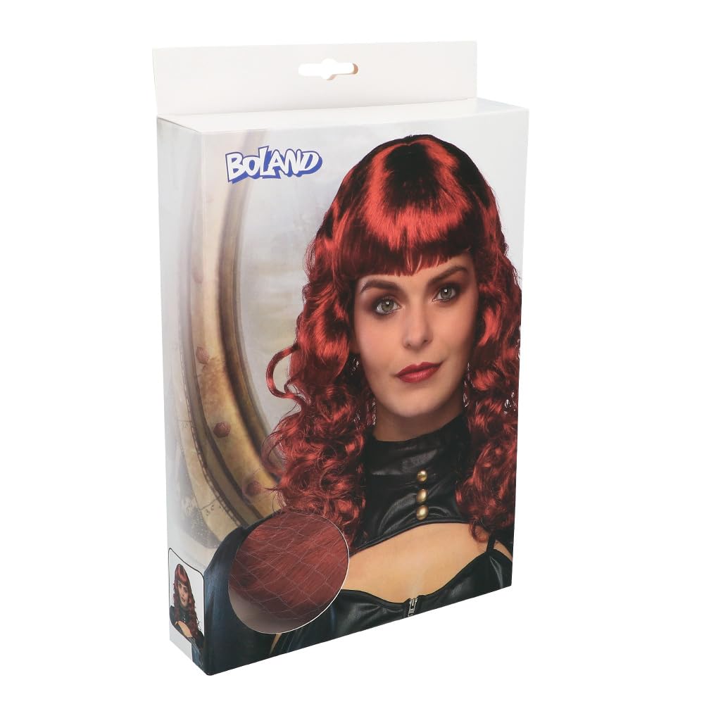 boland-per-cke-lady-steampunk-rot-lang-lockig-mit-pony image 4