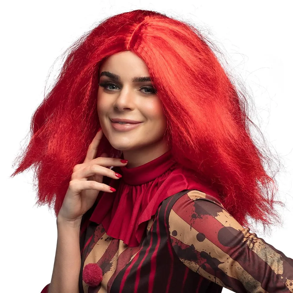boland-85609-per-cke-miss-clown-rot-lang-halloween image 1