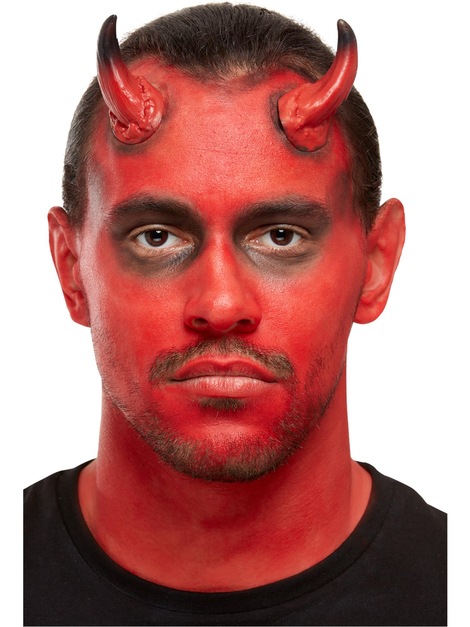 smiffys-makeup-fx-devil-schminkset-rot-schwarz-h-rner image 4
