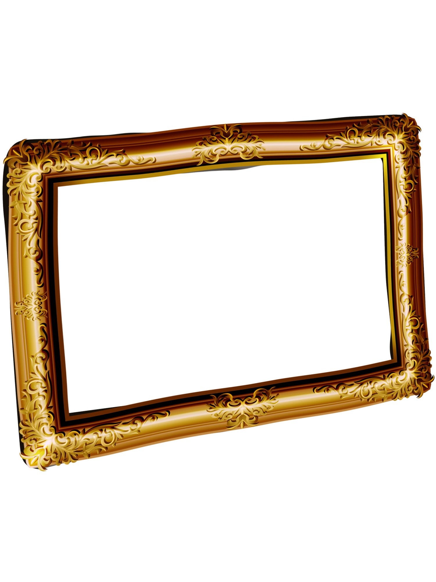 smiffys-time4fun-bilderrahmen-aufblasbar-gold-70cm image 1