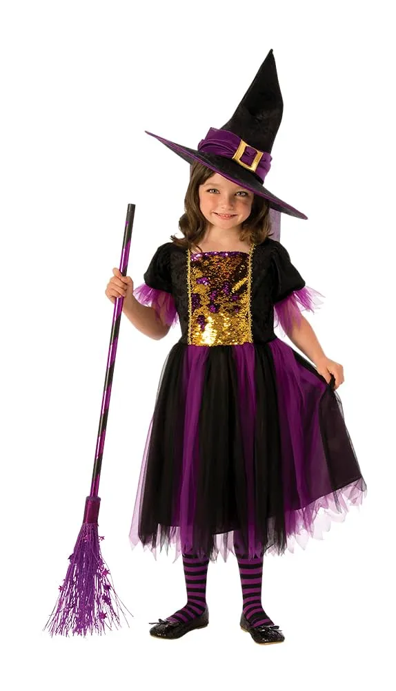 rubie-s-deluxe-hexenkost-m-m-dchen-104-gold-violett-kleid image 1