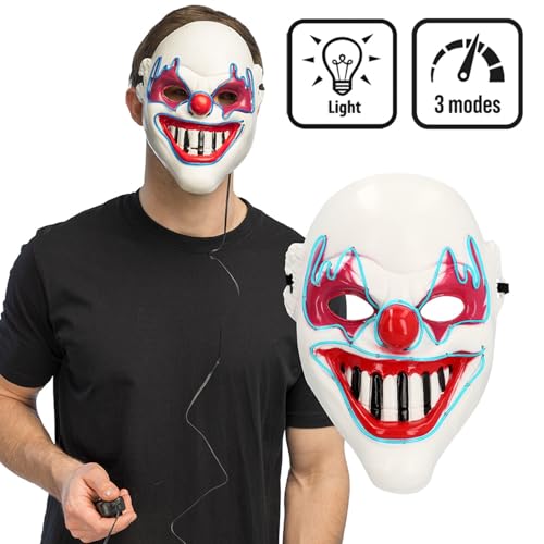 boland-72359-led-clownmaske-horror-mit-licht image 6