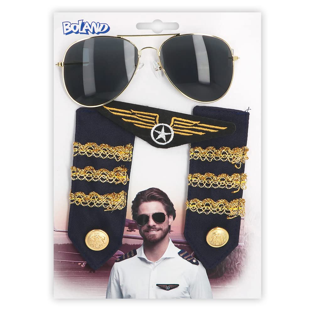 boland-kost-m-set-pilot-brille-brosche-schulterpolster image 2
