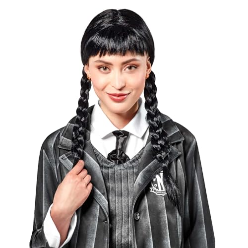 rubie-s-wednesday-per-cke-damen-schwarz-z-pfe-pony-addams image 6