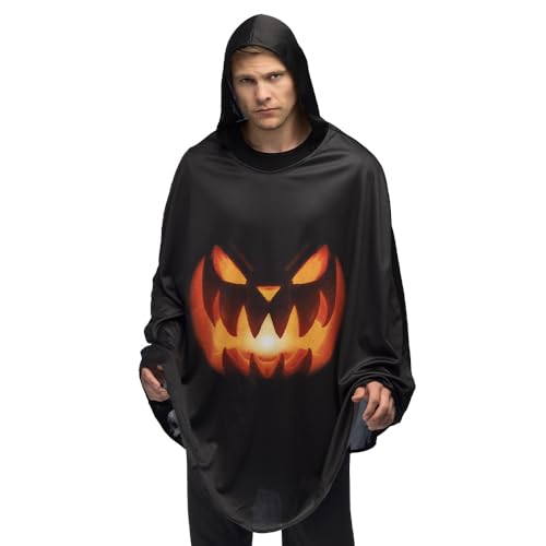 boland-halloween-poncho-pumpkin-k-rbis-umhang-orange-einheitsgr-e image 4