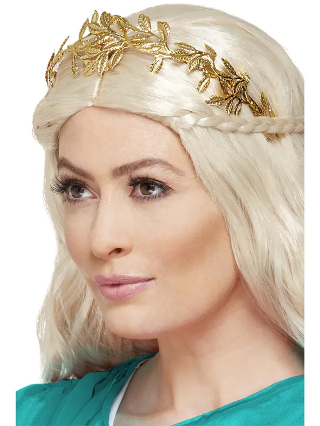 smiffys-fever-grecian-leaf-stirnband-gold-lorbeerkranz image 1