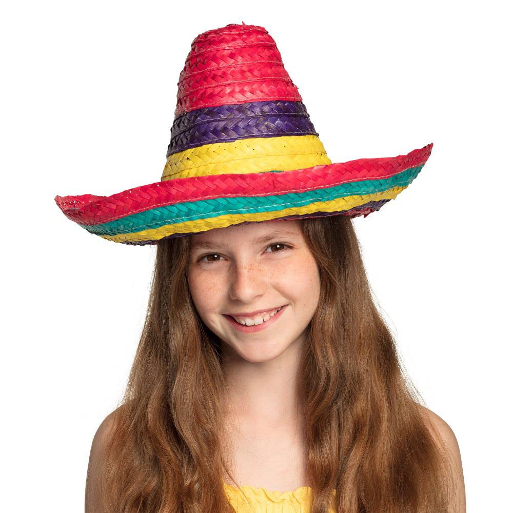 boland-sombrero-puebla-kinder-strohhut-bunt-40-cm image 2