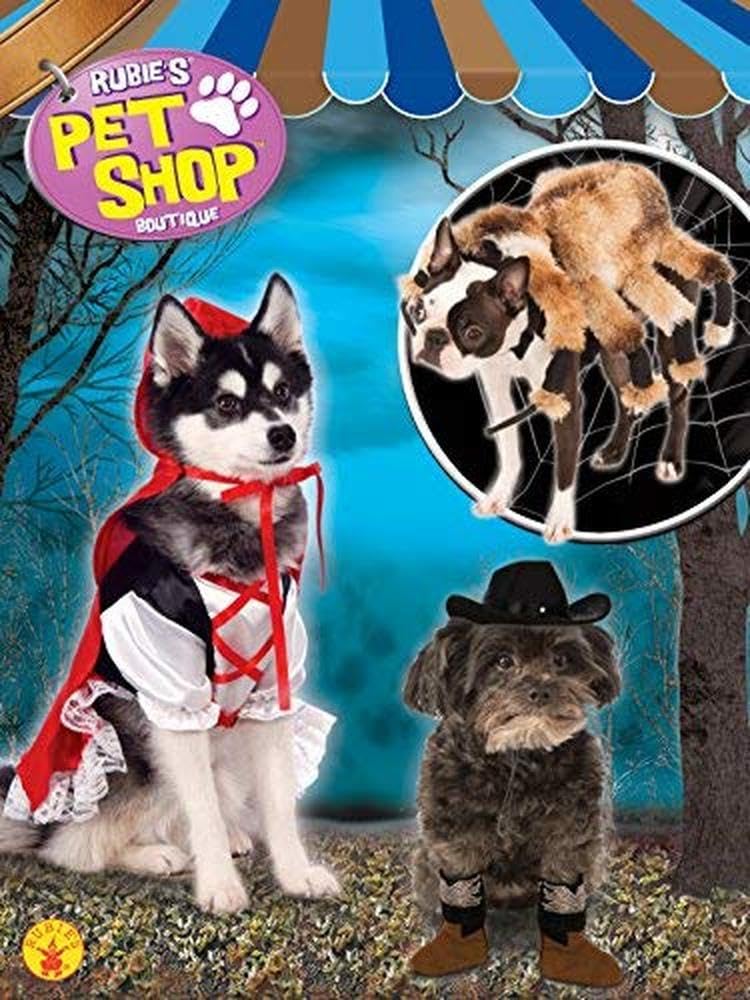 rubie-s-deluxe-spinne-hundekost-m-braun-gr-e-m-pl-sch image 3