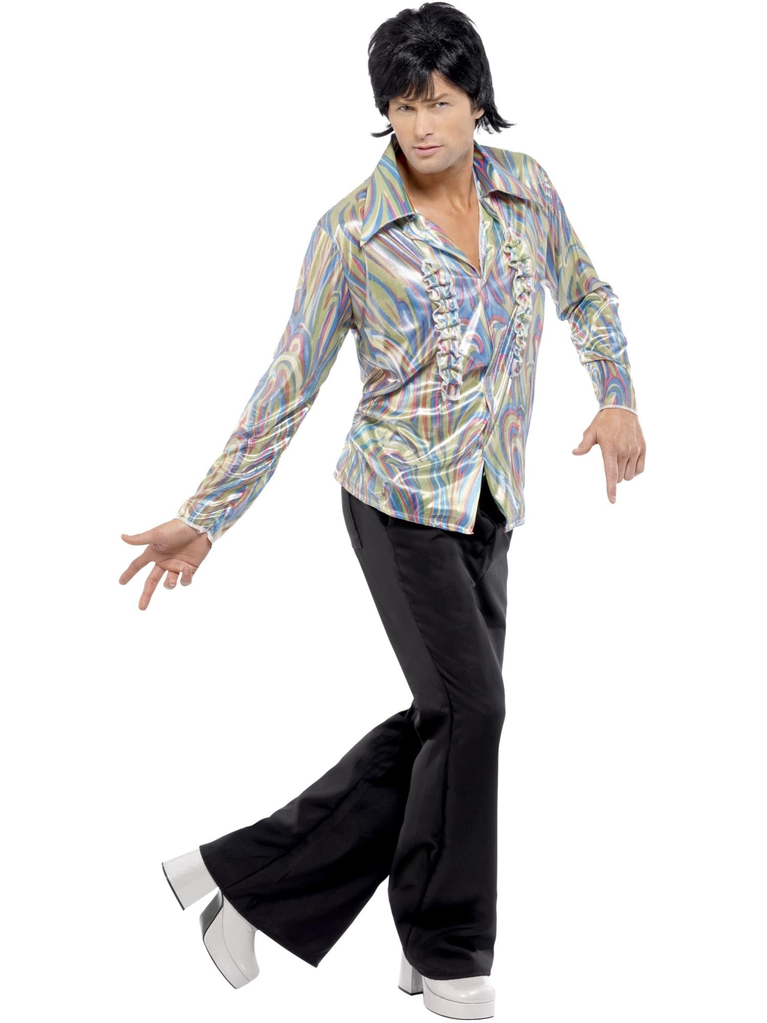 smiffys-fever-70s-retro-kost-m-herren-schwarz-m image 4