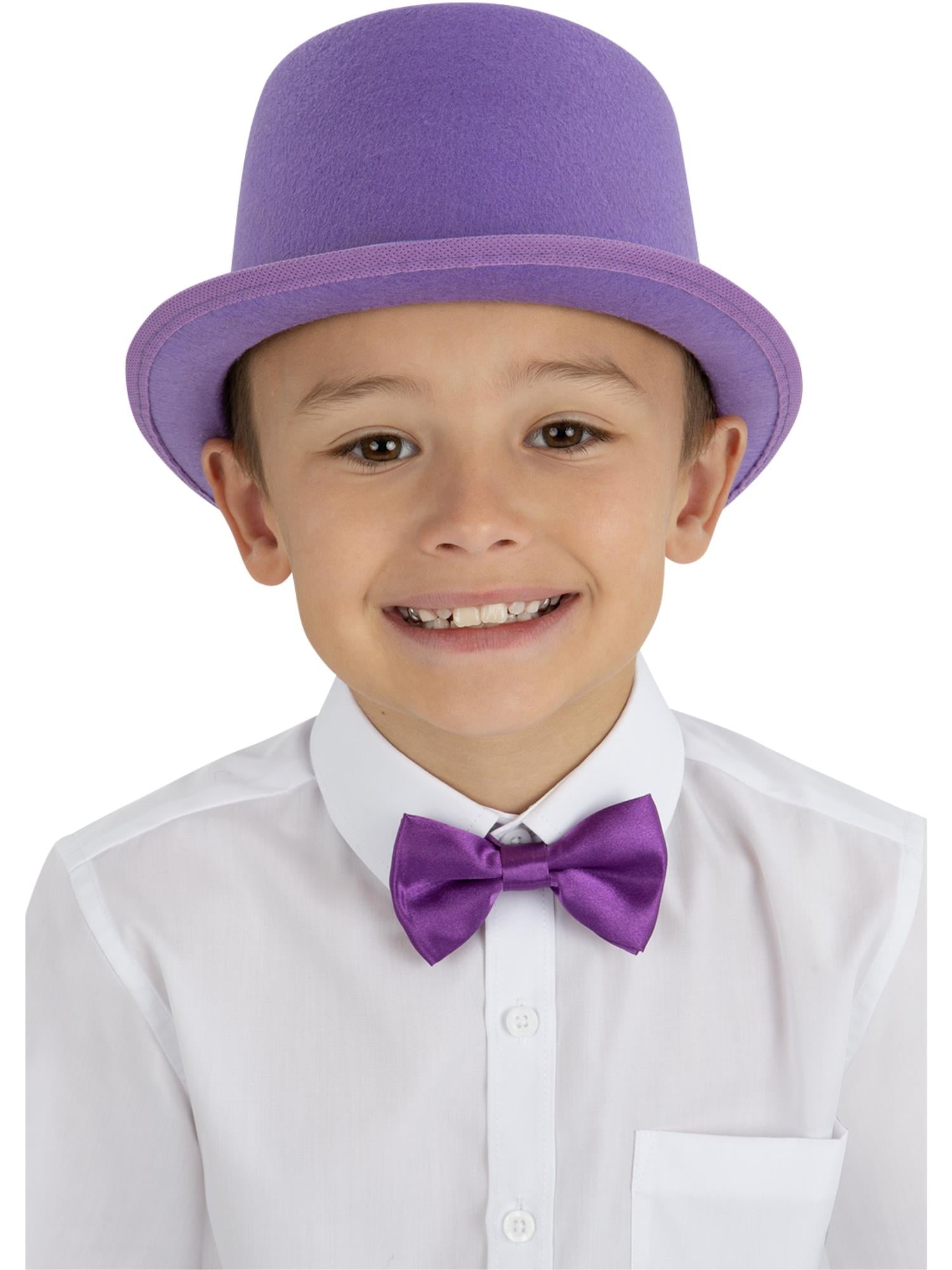 smiffys-fever-zylinder-kinder-lila-filz-zylinderhut image 1