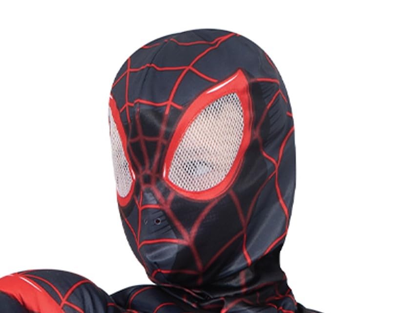 rubie-s-spider-man-miles-morales-kinderkost-m-3-4-j-rot-schwarz image 6