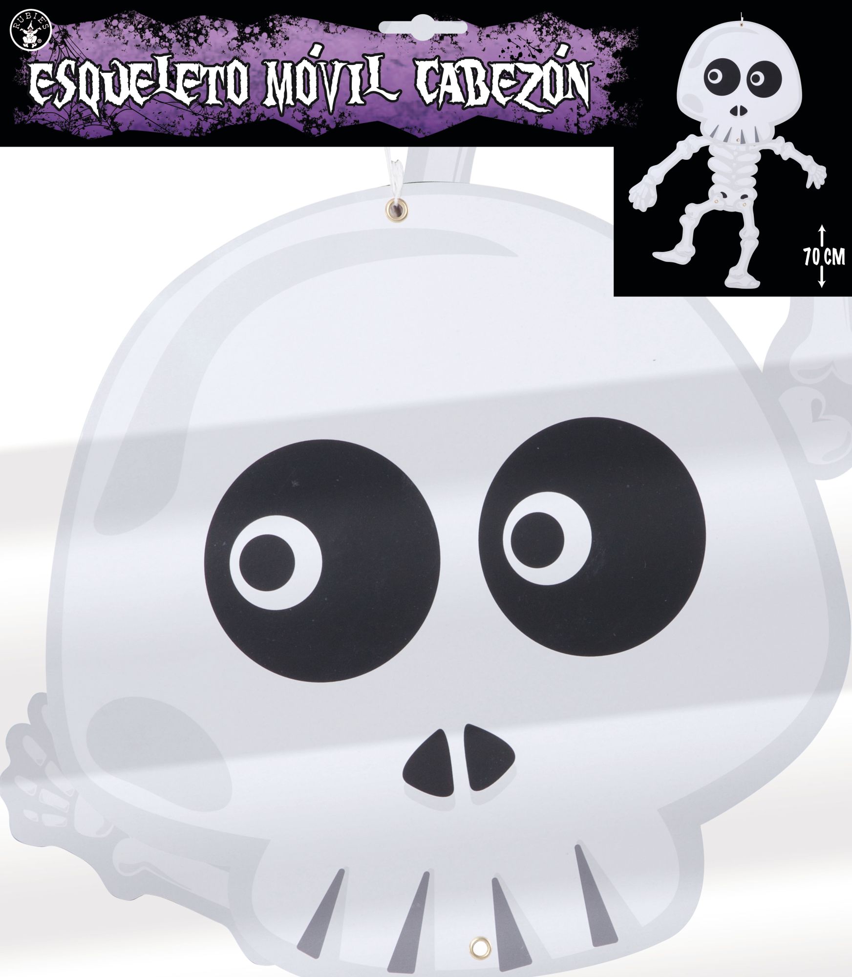 rubies-skelett-deko-70-cm-pappe-beweglich-halloween-h-ngedeko image 1