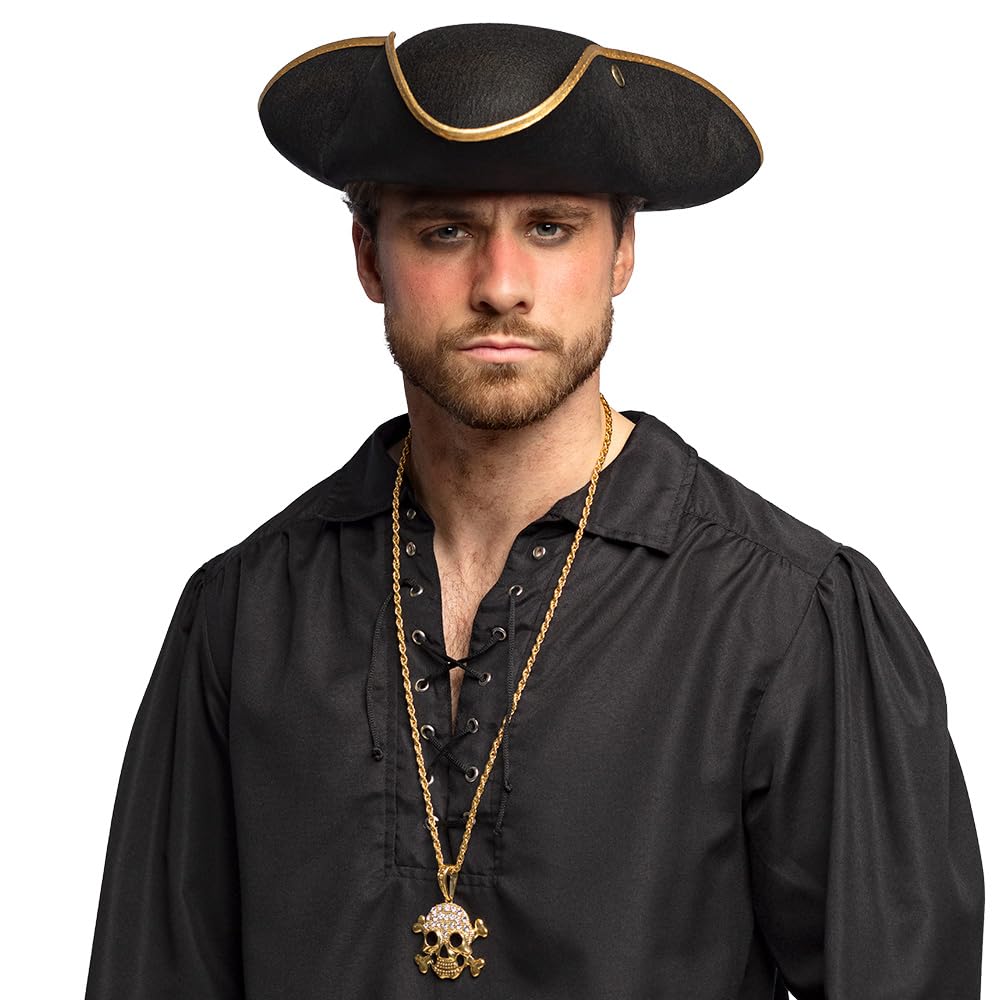 boland-72326-halskette-totenkopf-gold-halloween image 4