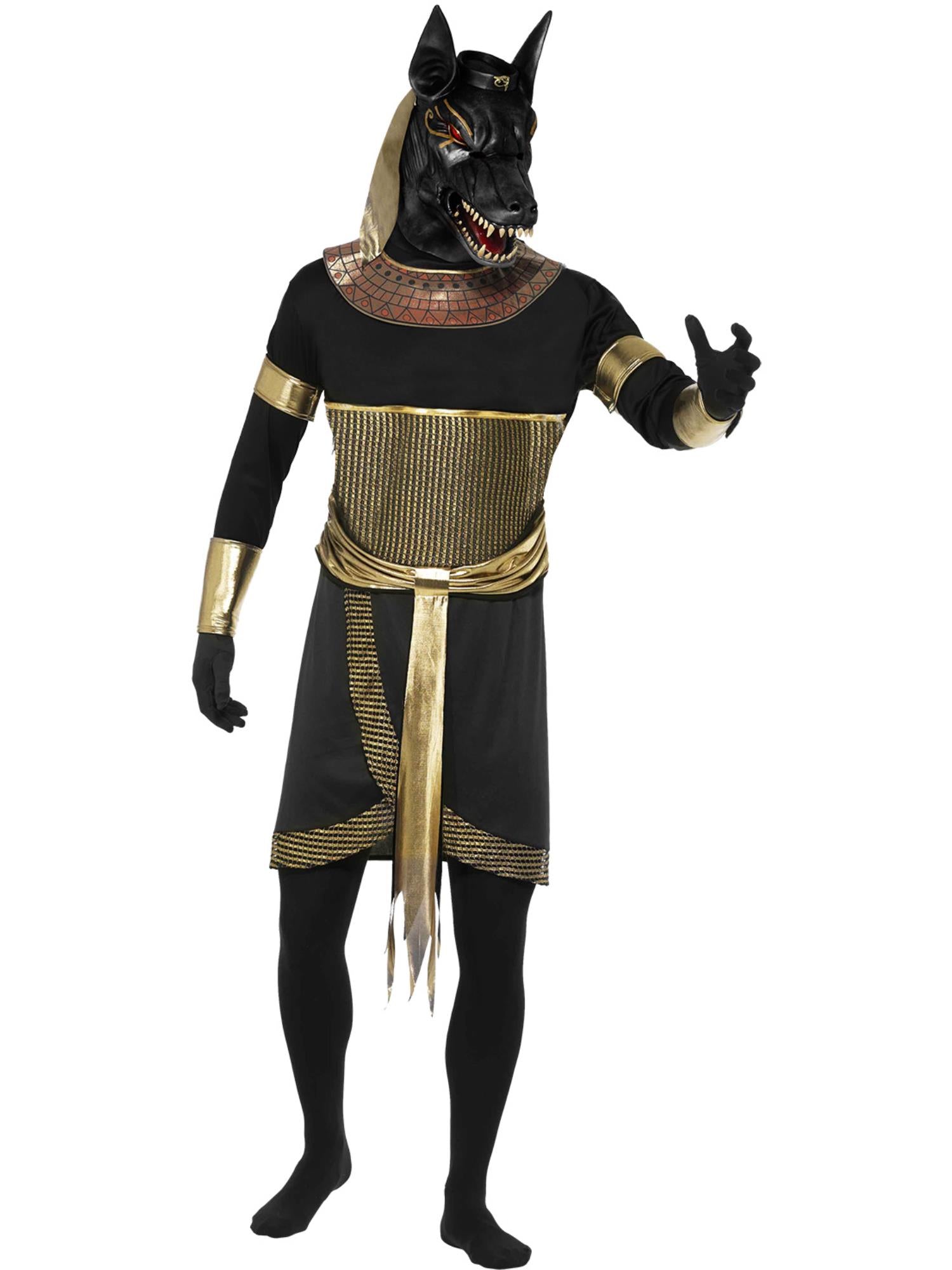 smiffys-fever-anubis-the-jackal-herren-kost-m-schwarz image 4