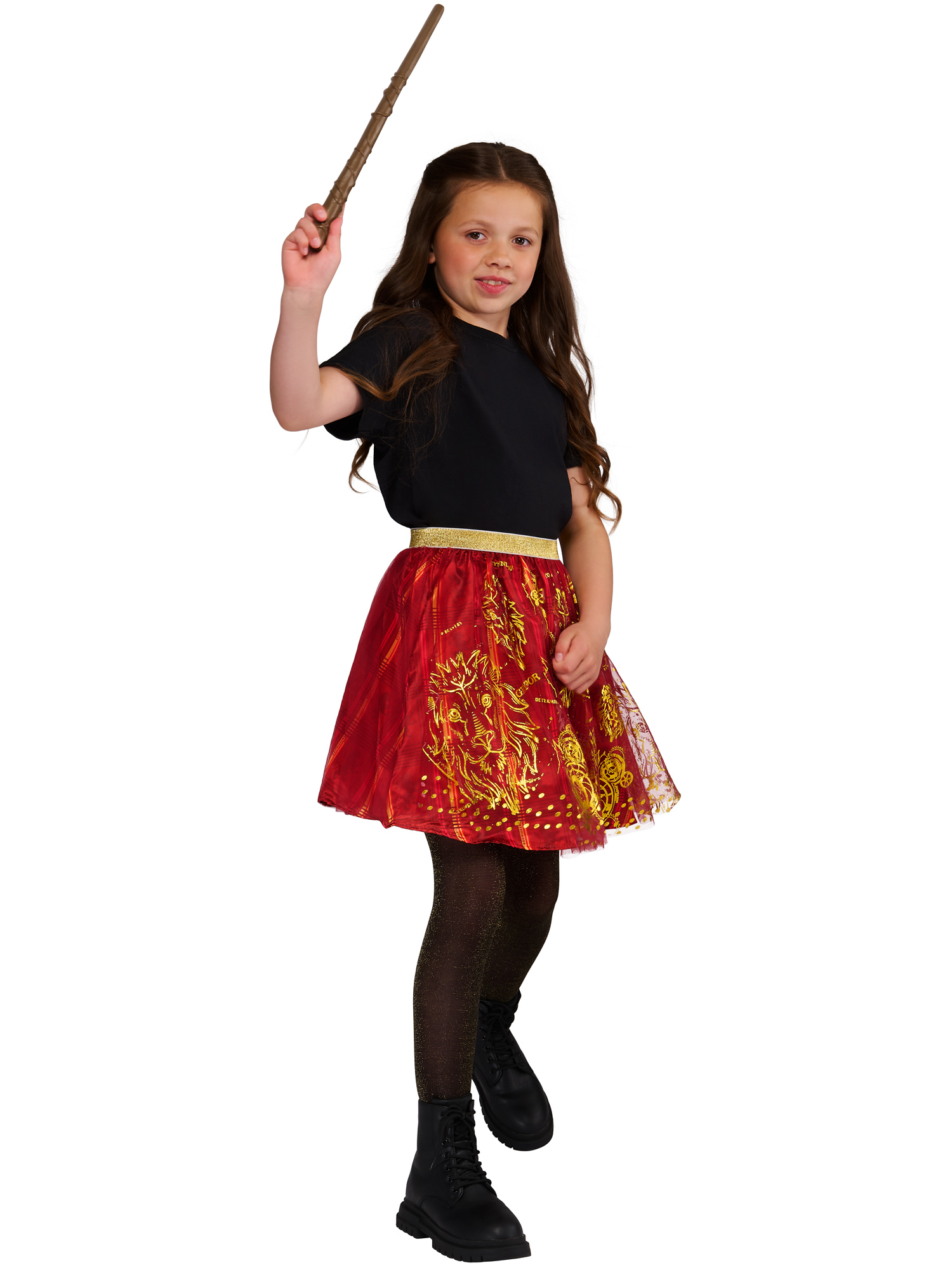 rubies-gryffindor-tutu-kost-m-set-5-8-jahre-mit-zauberstab image 7