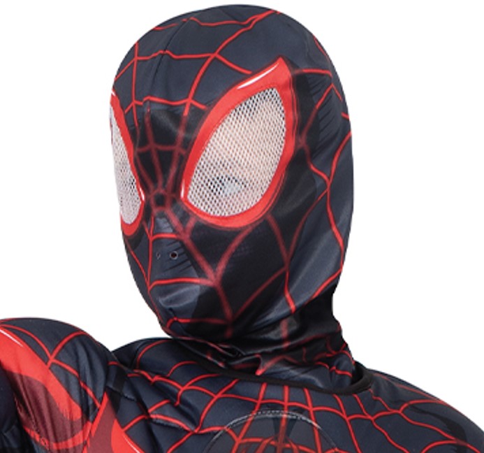 rubies-miles-morales-spiderverse-kost-m-rot-schwarz-muskeln image 3