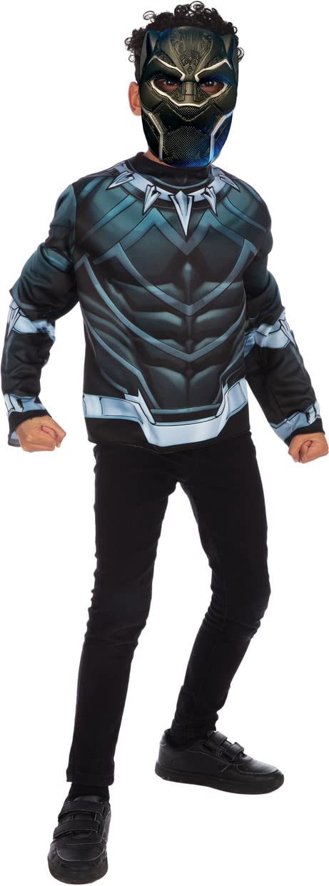 rubie-s-deluxe-black-panther-top-und-maske-noir-kinder image 1