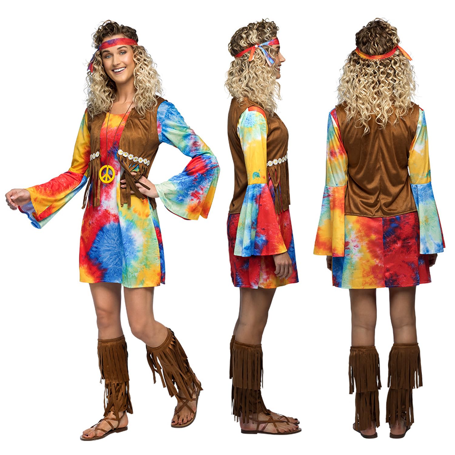 boland-hippie-kost-m-erwachsene-gr-38-36-fasching image 2
