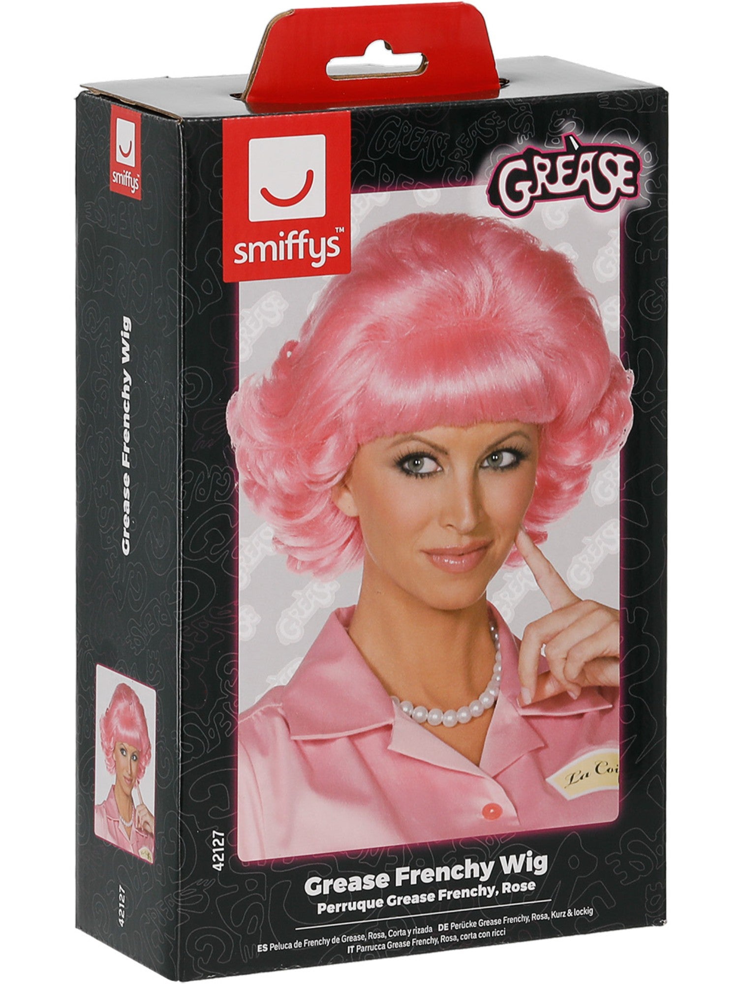 smiffys-fever-grease-frenchy-per-cke-pink-kurz-damen image 5