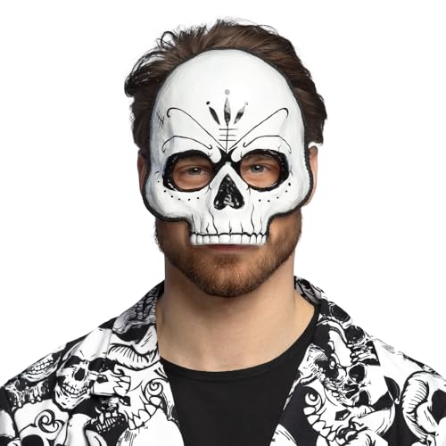 boland-maske-totenkopf-halbmaske-skelett-fasching image 5