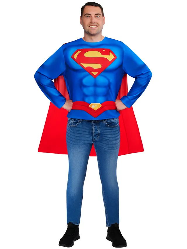 rubies-france-superman-kost-m-top-mit-cape-m-l-muskeln image 1