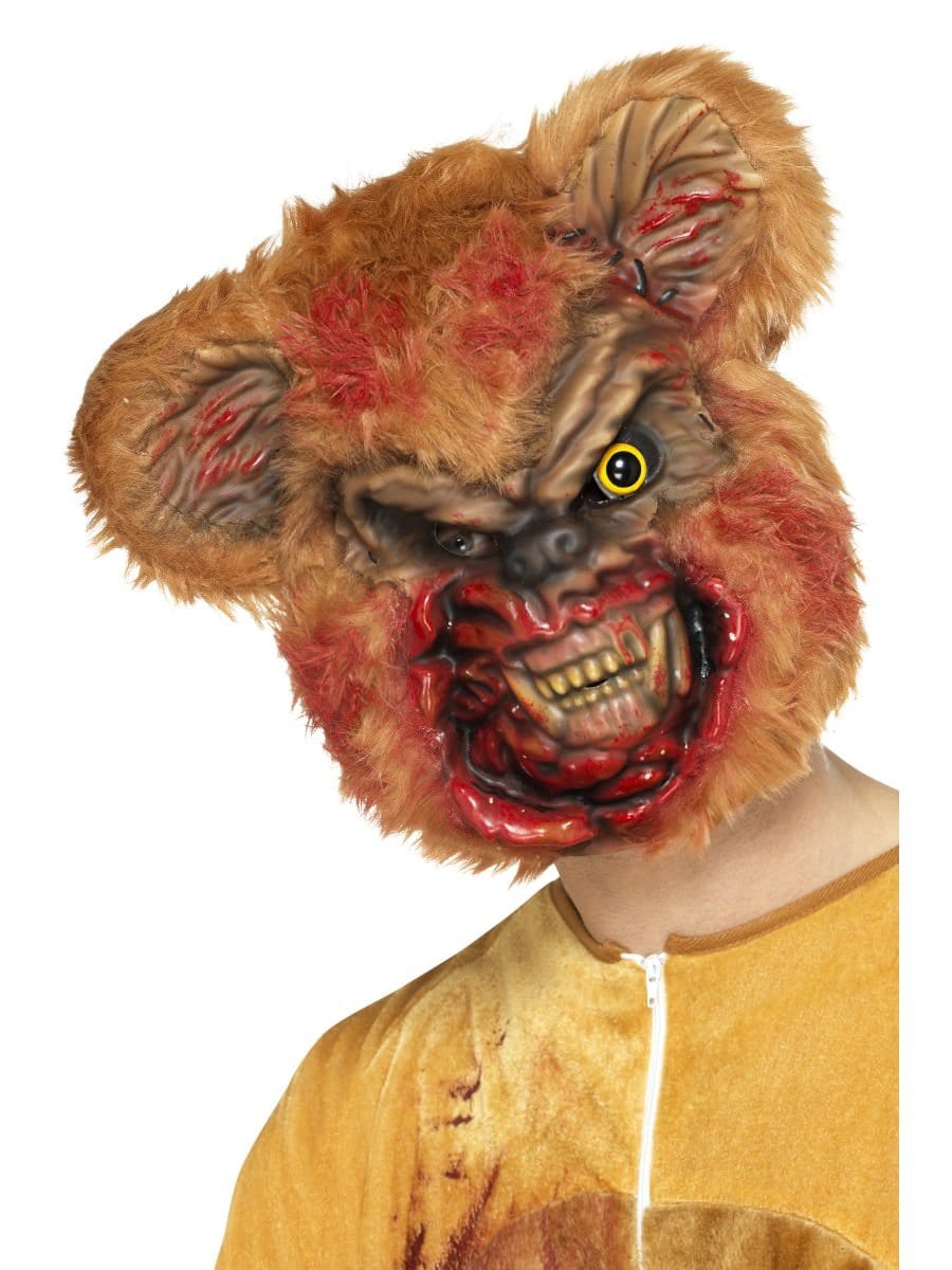smiffys-fever-zombie-teddyb-r-maske-braun-eva image 1