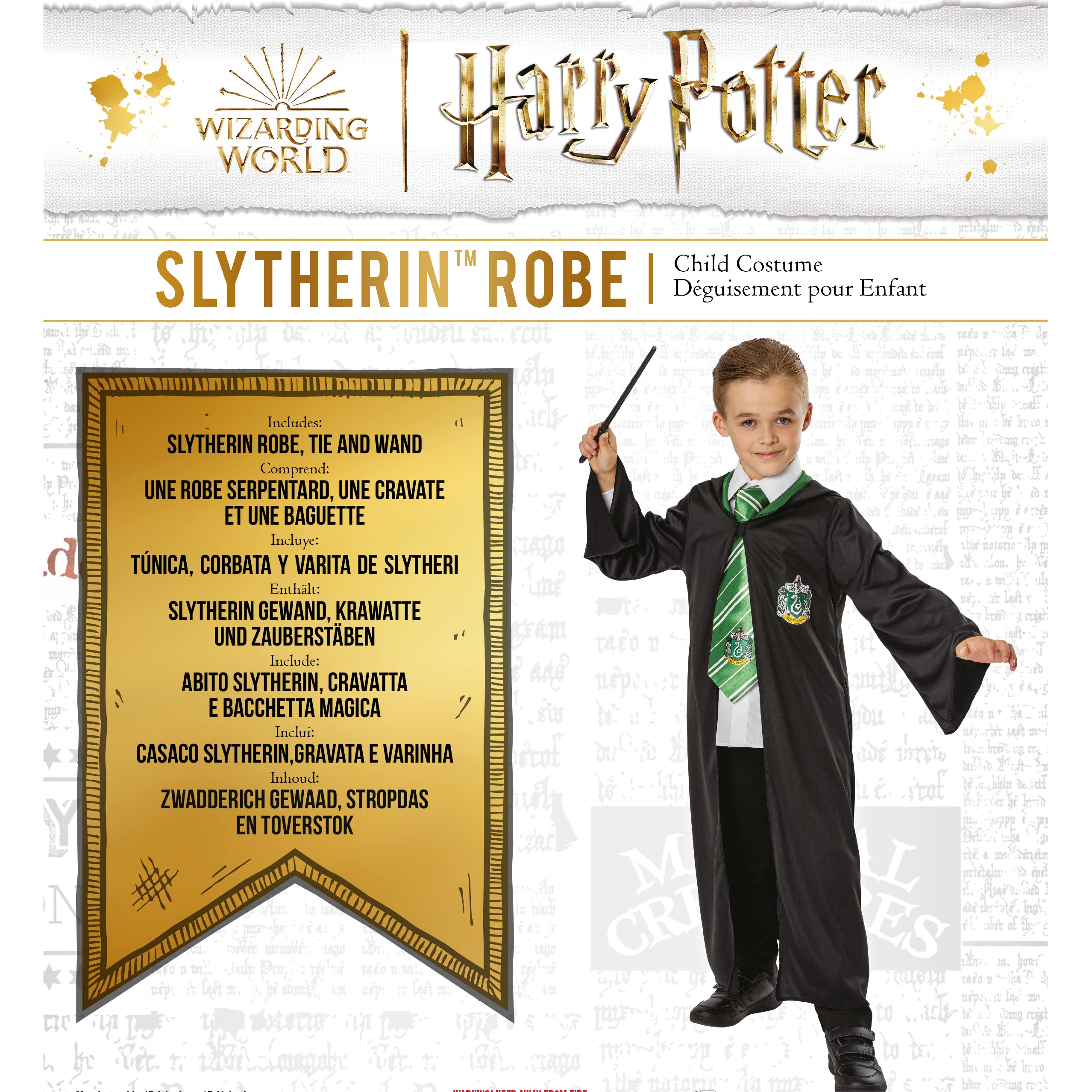 rubie-s-deluxe-harry-potter-slytherin-kinderkost-m-set-4-8-jahre image 4