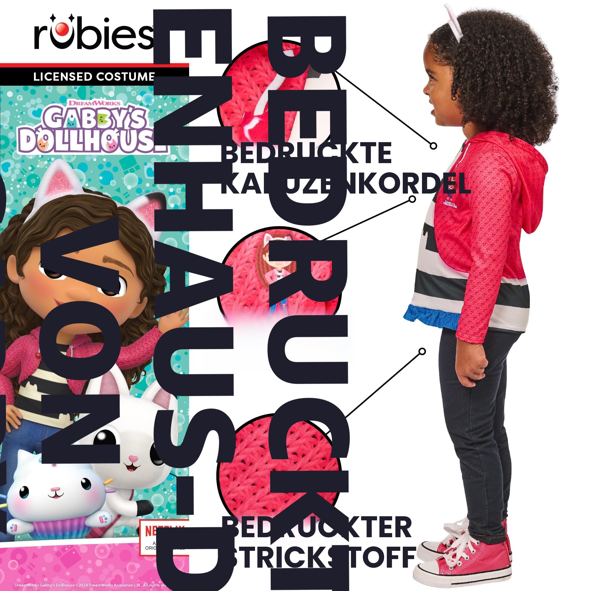 rubie-s-deluxe-gabby-s-dollhouse-kost-m-5-6-jahre-top image 4