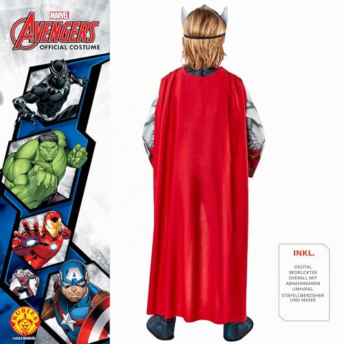 rubie-s-deluxe-thor-kost-m-kinder-5-6-jahre-superheld image 7