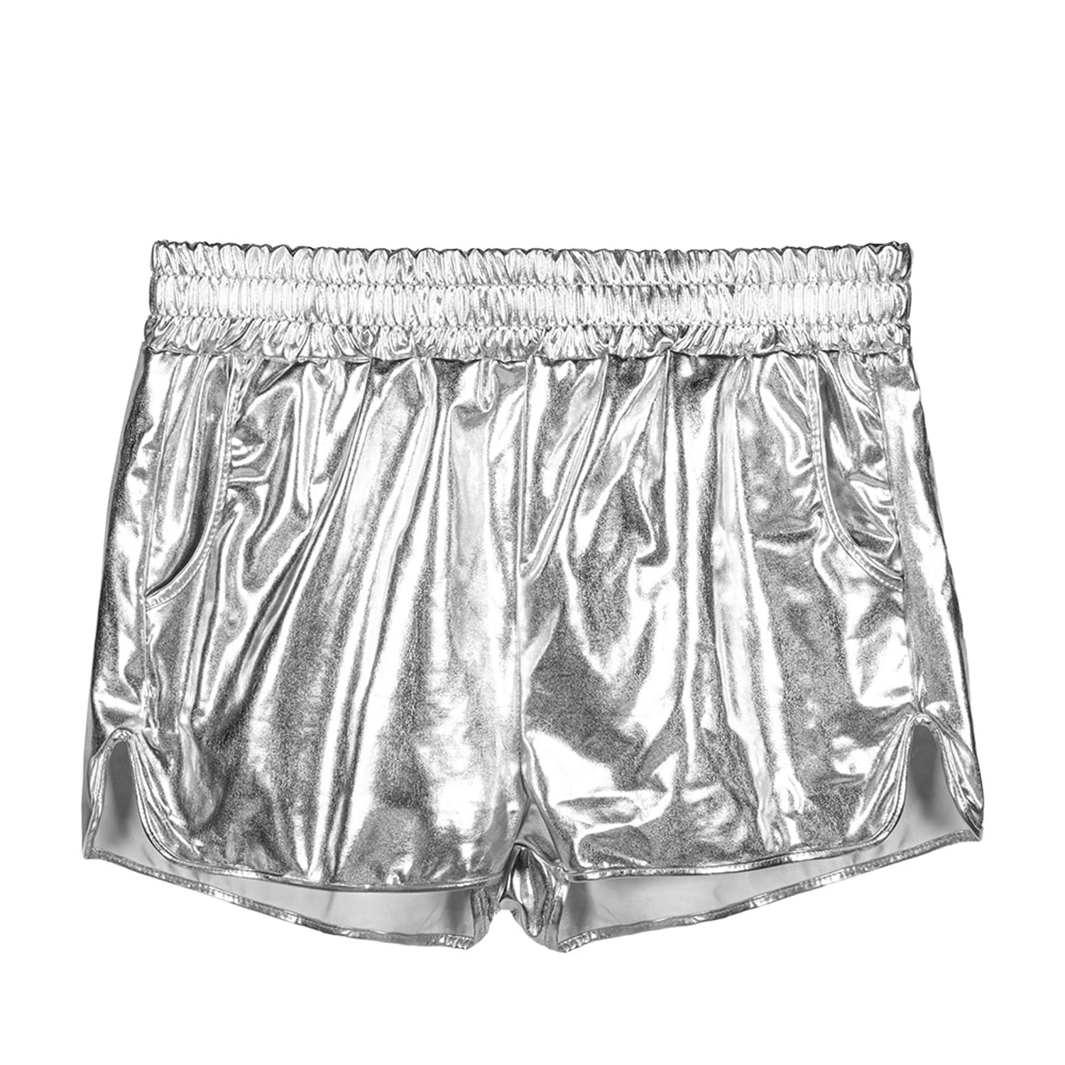 boland-shiny-hotpants-silber-m-metallic-shorts image 4