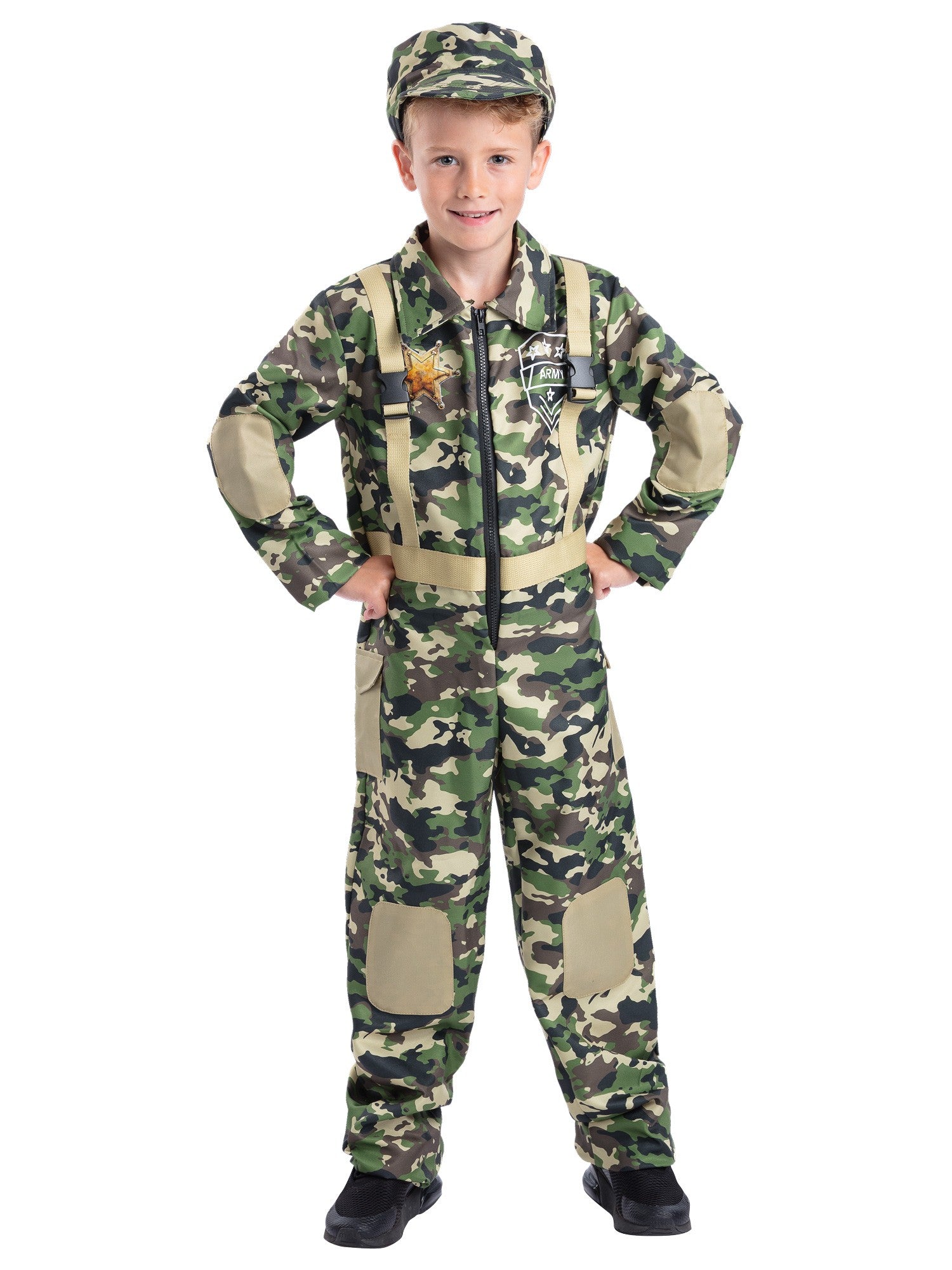 smiffys-fever-army-kost-m-kinder-tarn-overall-gr-l image 5