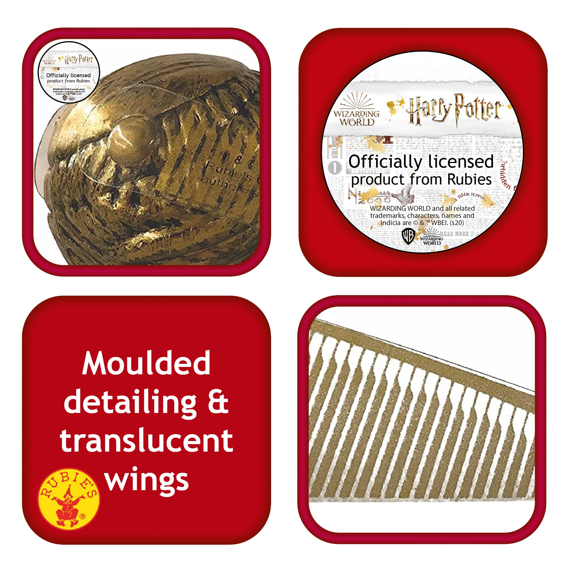 rubie-s-deluxe-goldener-schnatz-accessoire-kinder-harry-potter image 3
