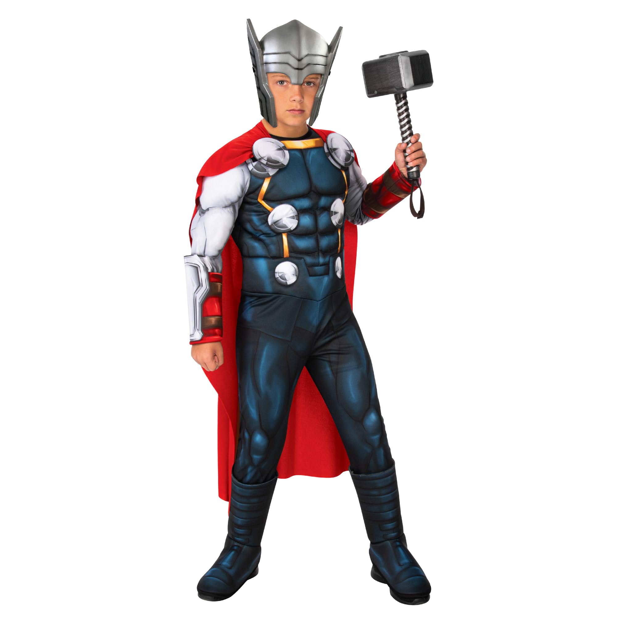 rubie-s-deluxe-thor-kinderkost-m-5-6-jahre-muskel-anzug image 1