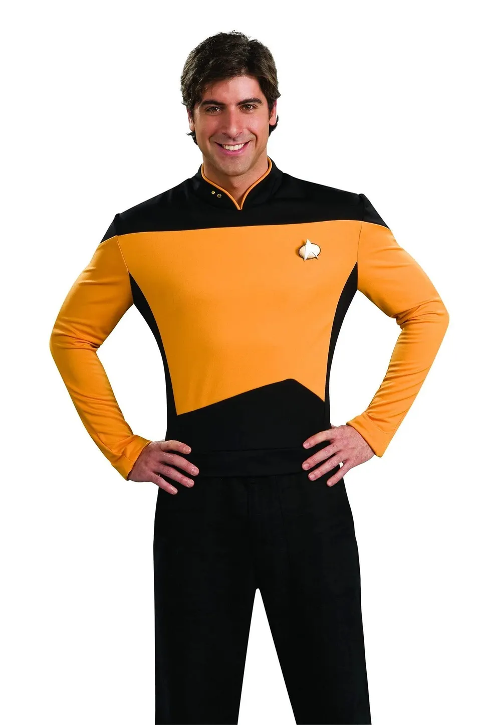 rubie-s-deluxe-star-trek-operations-kost-m-l-gold image 1