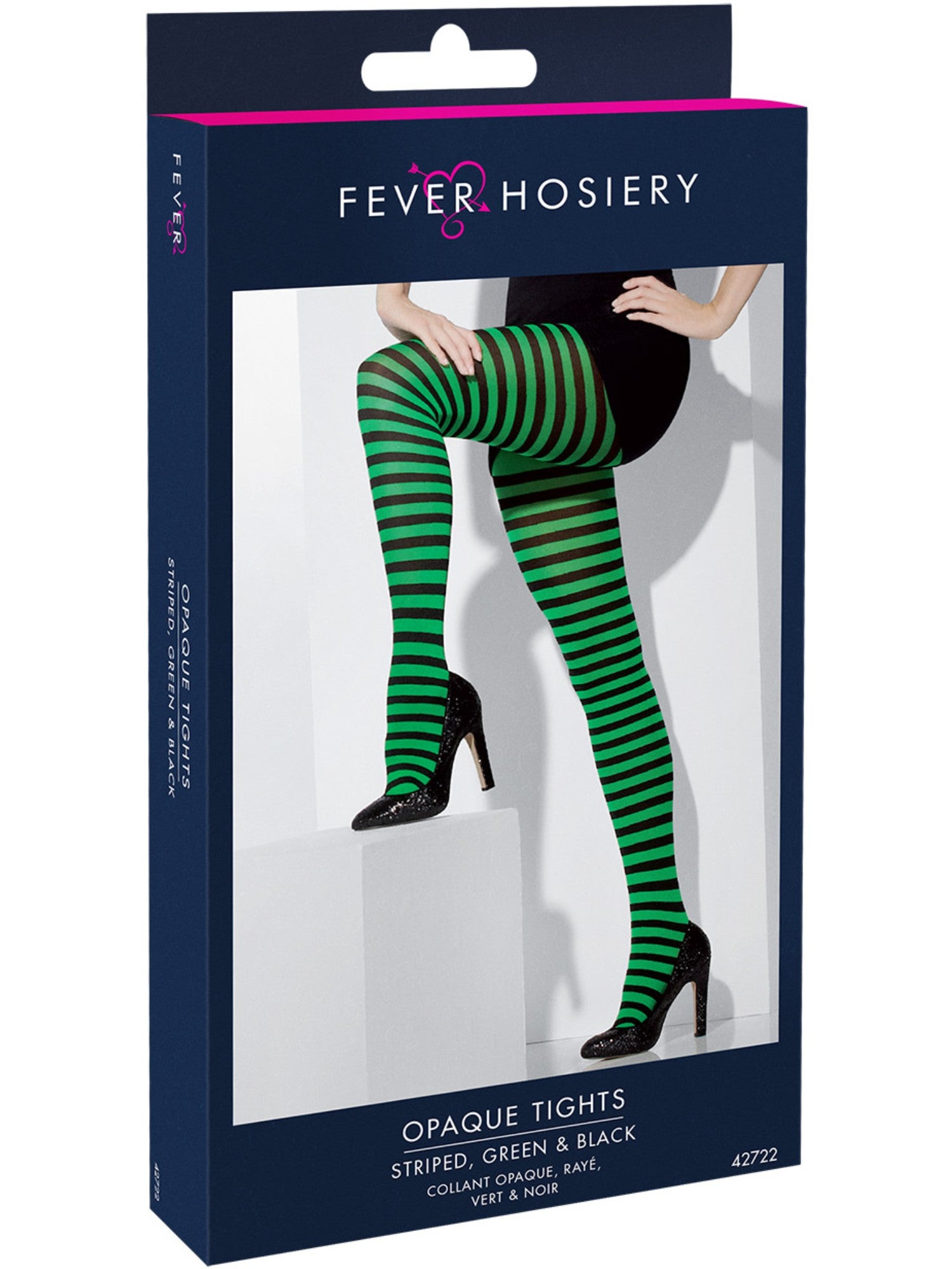 fever-strumpfhose-gr-n-schwarz-gestreift-blickdicht image 3