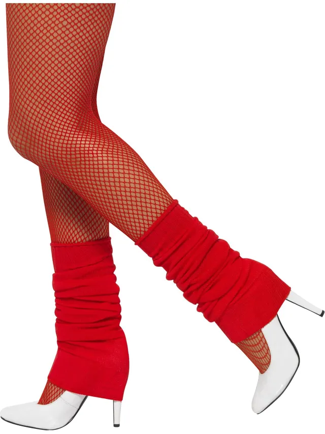 smiffys-fever-beinstulpen-rot-damen-80er-neon-einheitsgr-e image 1