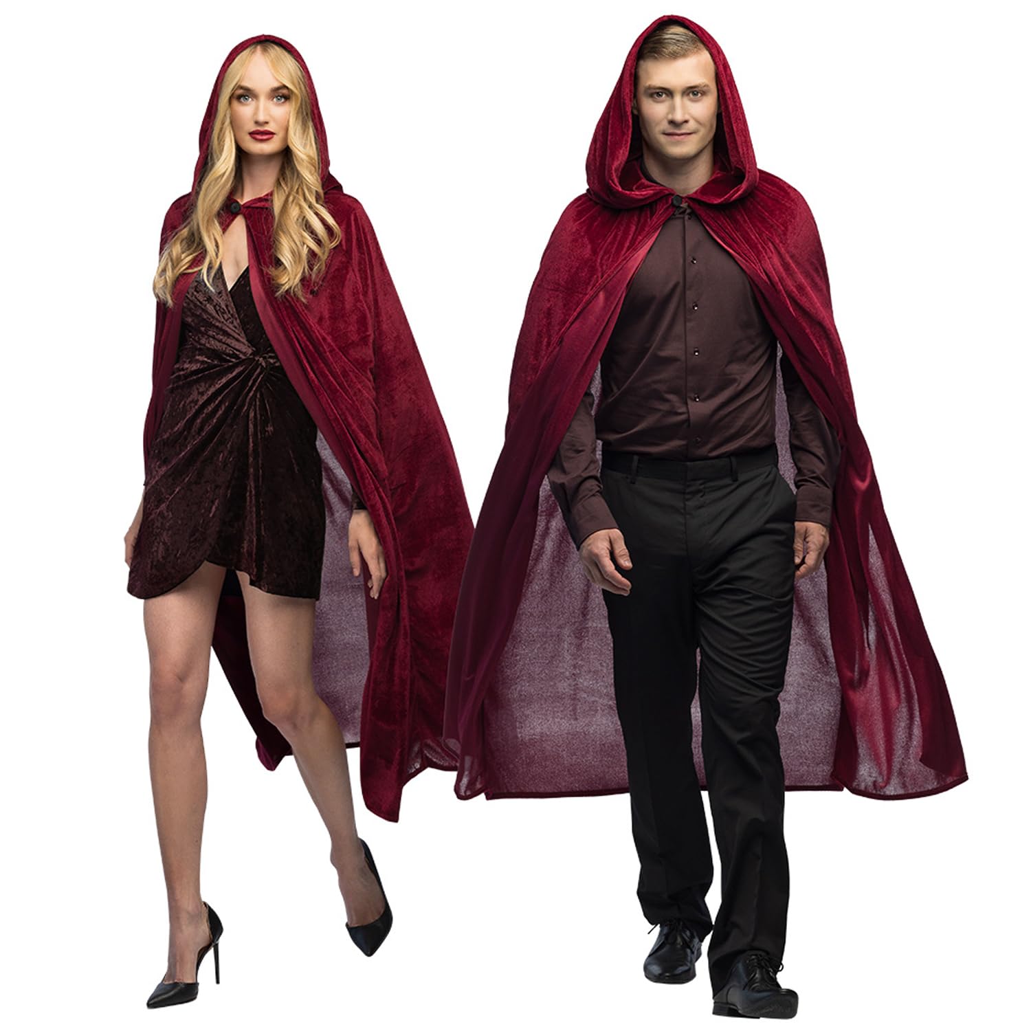 boland-70997-vampir-umhang-samtoptik-bordeaux-170-cm image 2