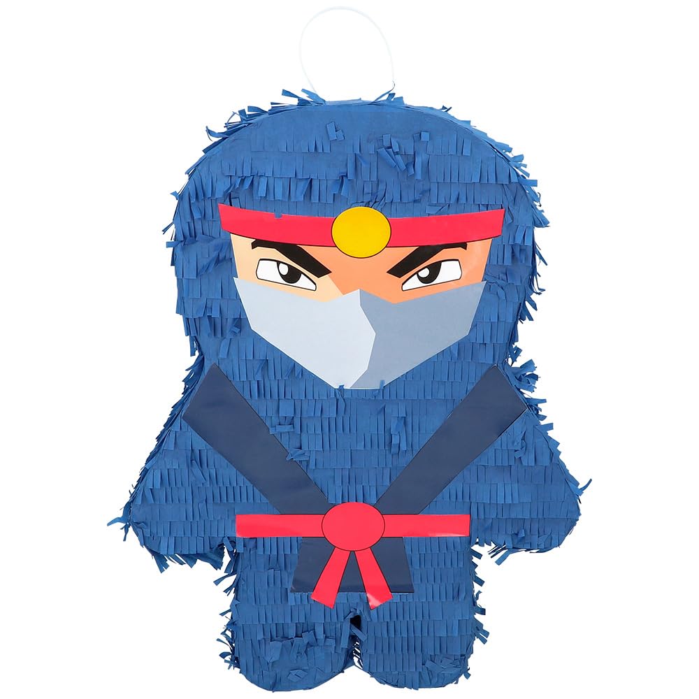 boland-pinata-ninja-pi-ata-33x44-cm-geburtstag-h-ngedeko image 1