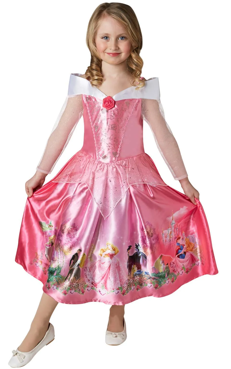 rubie-s-aurora-deluxe-kost-m-m-prinzessinnenkleid-rosa image 1