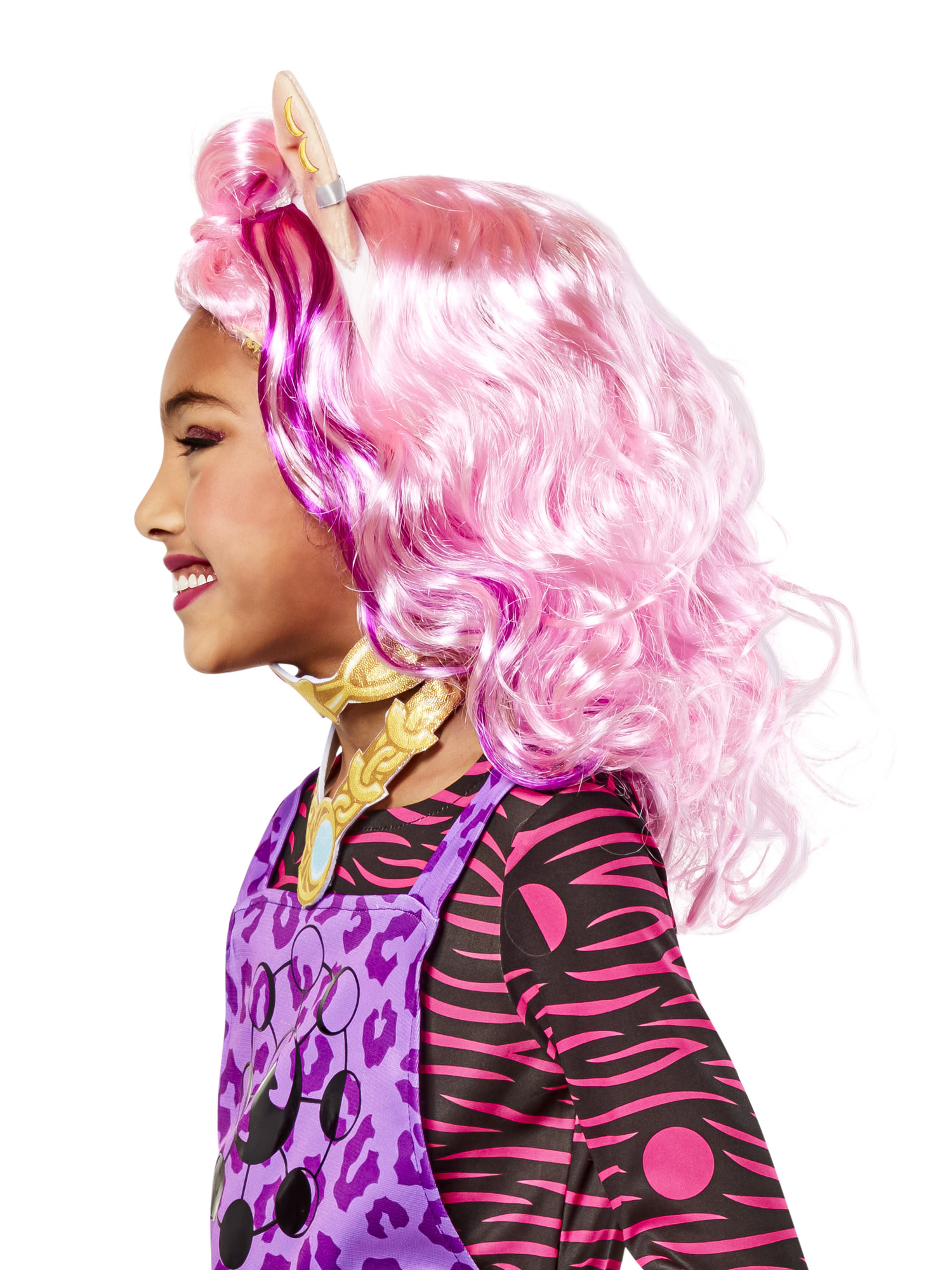 rubies-clawdeen-wolf-per-cke-lang-rosa-pink-gewellt image 2