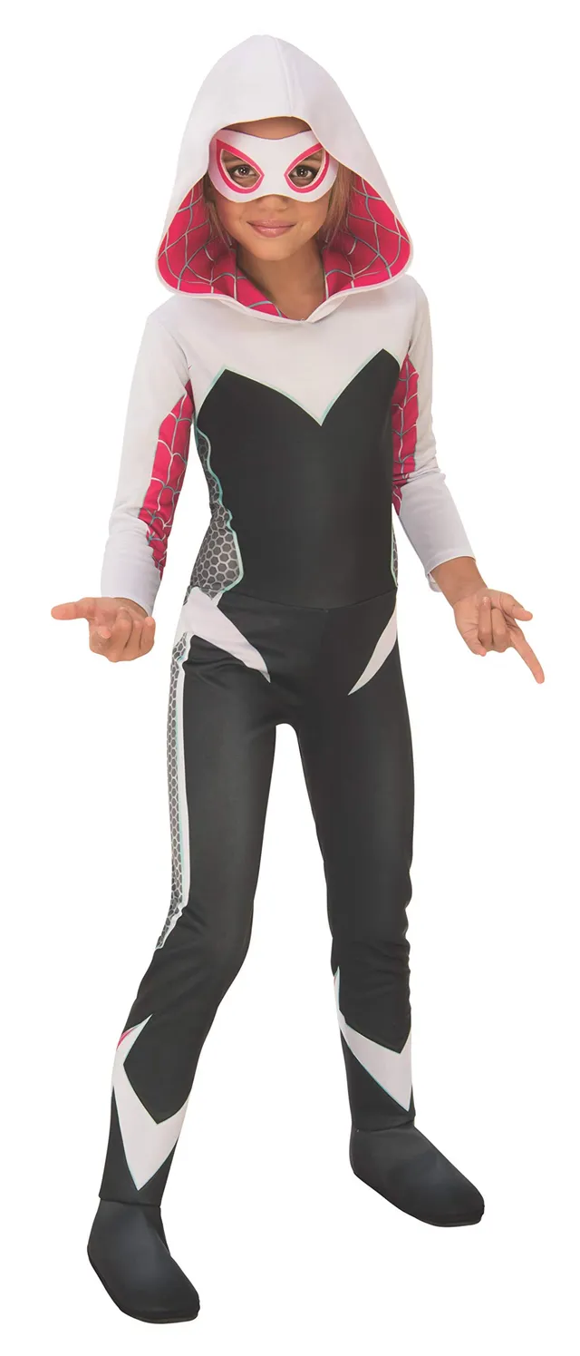 rubie-s-deluxe-ghost-spider-gwen-kost-m-m-dchen-l-maske image 1