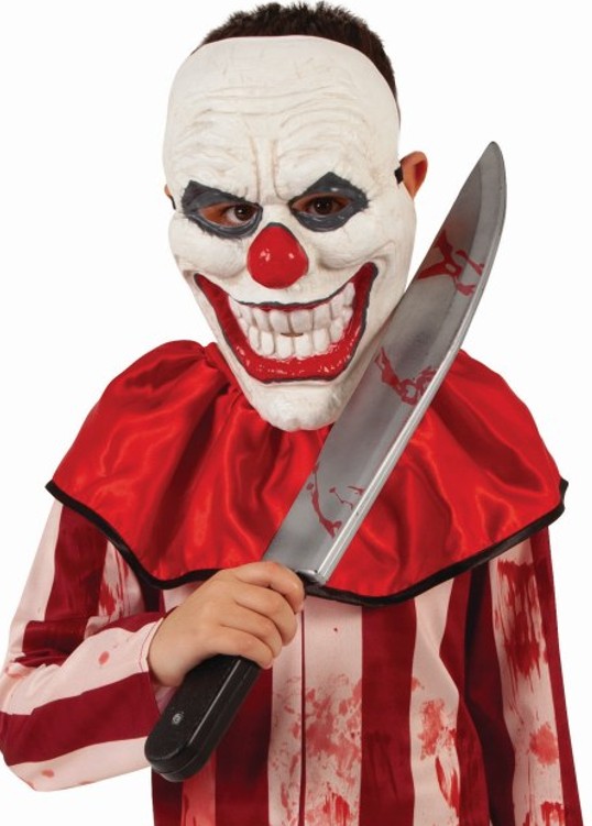 rubies-clown-gestreift-kost-m-rot-wei-mit-maske-und-r-sche image 3